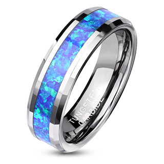 Fingerring Opal Silber