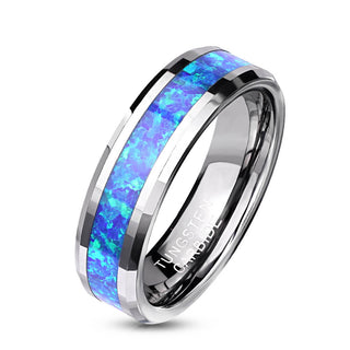 Fingerring Opal Silber