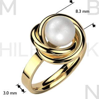 Finger Ring pearl