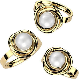 Finger Ring pearl