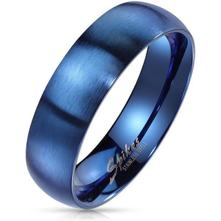 Fingerring Blau matt