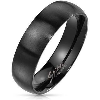 Fingerring Schwarz Matt