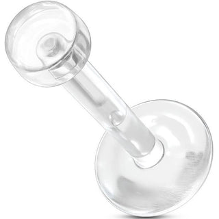 Labret Retainer Rund Flach