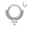 Ring Stern Zirkonia Silber Clicker