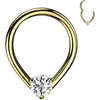 Ring Zirkonia Träne Segment 