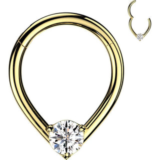 Ring Zirkonia Träne Segment 