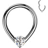 Ring Zirkonia Träne Segment 