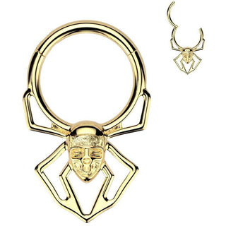 Ring Spinne Totenkopf Segment 