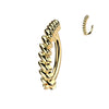 Belly Button Piercing twisted bar Clicker