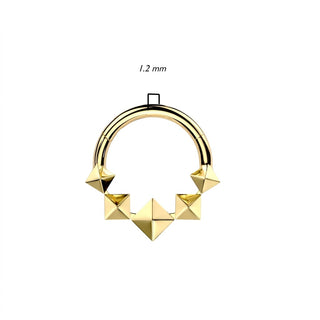 Ring 5 Diamond Cut Clicker