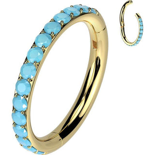 Titan Ring Türkis Segment 