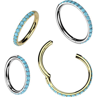 Titan Ring Türkis Segment 
