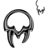 Titanium Ring tribal fangs Segment