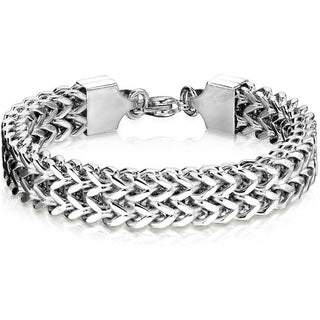 Armband Weizenkette Silber