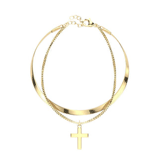 Armband Kreuz beweglich