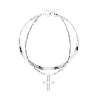 Armband Kreuz beweglich