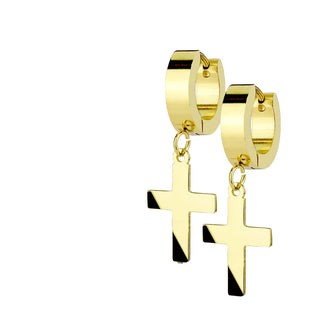 Ohrring Kreuz beweglich Clicker