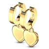 Ohrring Herz beweglich Clicker
