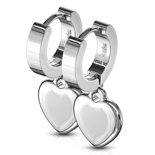 Ohrring Herz beweglich Clicker