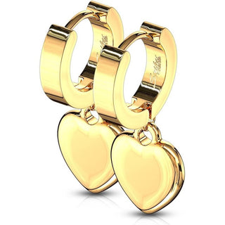Ohrring Herz beweglich Clicker