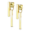 Ohrstecker Stab beweglich