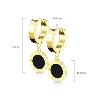 Ohrring Zifferblatt beweglich Clicker
