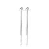 Ohrstecker Dreieck Kette beweglich