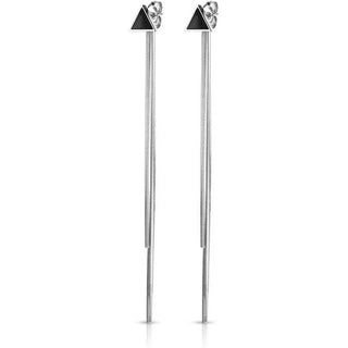 Ohrstecker Dreieck Kette beweglich