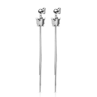 Ohrstecker Schmetterling Kette beweglich