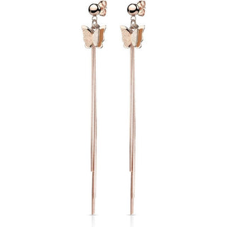 Ohrstecker Schmetterling Kette beweglich