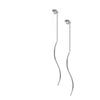 Ohrstecker Kette beweglich