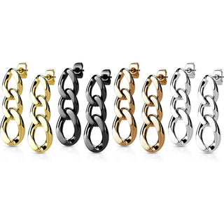 Ohrstecker Große Kette beweglich