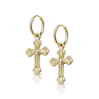 Ohrstecker Kreuz beweglich