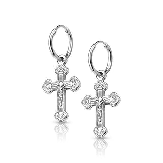 Ohrstecker Kreuz beweglich