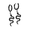 Ohrring Schlange beweglich Clicker