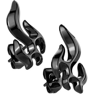 Stud Earring 316L Flame Stud Earrings 1 Pair
