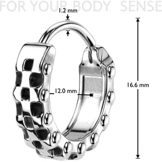 Earring bike chain