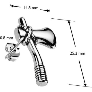 Ohrring Axt Tomahawk