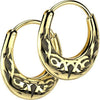 Hoop Earring Celtic tribal