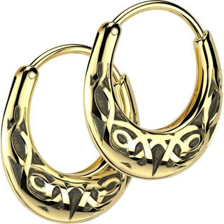 Hoop Earring Celtic tribal