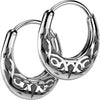 Hoop Earring Celtic tribal
