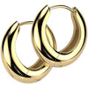 Earring Wide Hinged Hoop Earrings