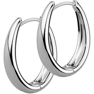 Hoop Earring wide oval Segment