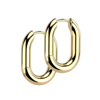 Hoop Earring rounded rectangle Segment