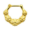 Septum Piercing Clicker Blumen Clicker