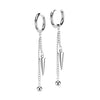 Ohrring Kette Stachel beweglich Clicker