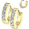 Earring 5 square zirconia