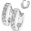 Earring 5 square zirconia