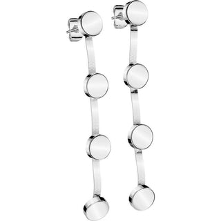 Ohrstecker Anhänger mit flachen Ringen