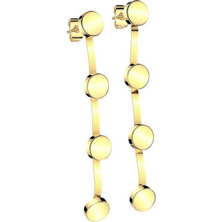 Ohrstecker Anhänger mit flachen Ringen